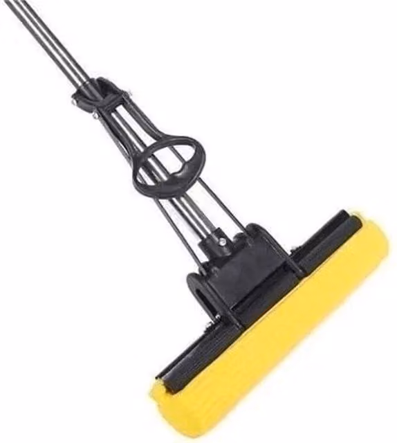 Havendro Yellow Sponge Mop for Laminate Floors with Telescopic Handle and Wringer – 1