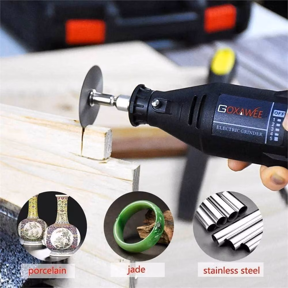 Nordara 32-Piece Silver Diamond Cutting Disc Drill Bit Rotary Tool Set – 3