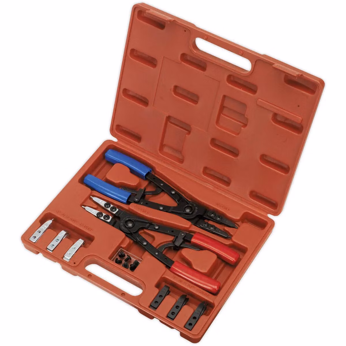 Loops Heavy Duty Circlip Pliers Set, Internal and External, 265mm, Multicolour – 2