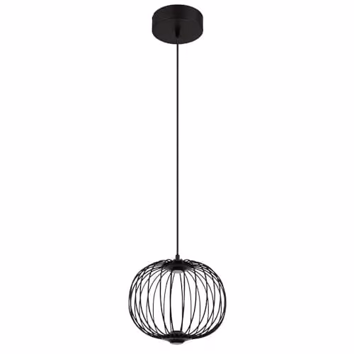 Netlighting Galway LED Pendant Ceiling Light Black W/D/H: 30 x 30 x 150 cm – 1