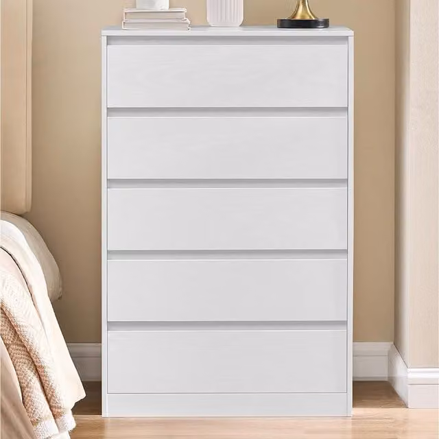 VASAGLE KAILYN Collection Modern Chest of Drawers for your Bedroom in Snow White