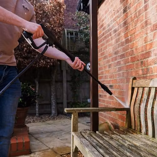 Webb WEPW1500 120 Bar Mains Pressure Washer with Accessories in Green – 3