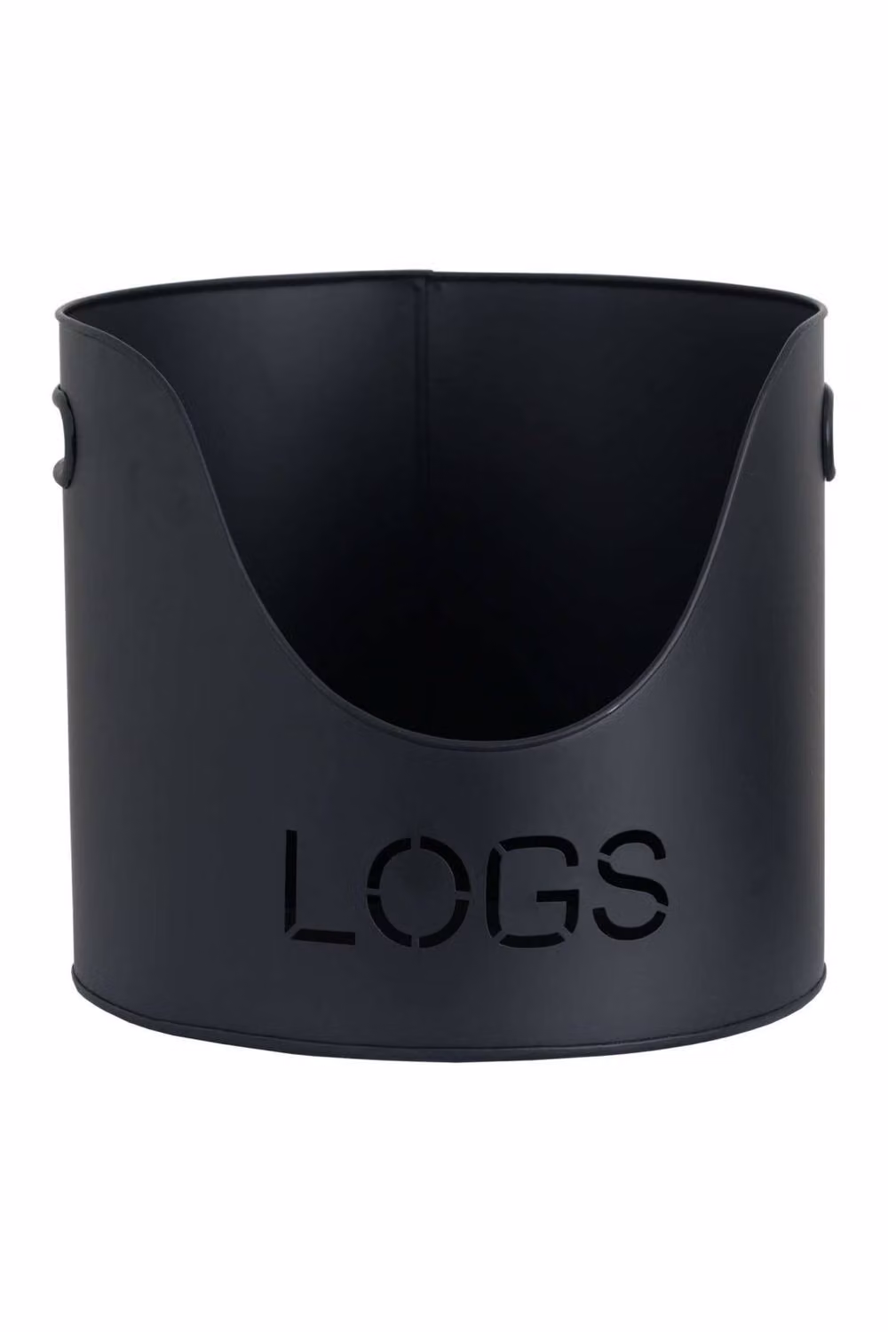 KDMD Black Metal Log and Kindling Bucket with Matchstick Holder – 2