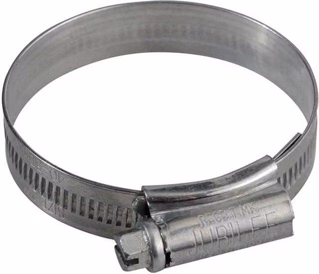 Jubilee Galvanised Steel Hose Clip in Metallic Silver – 1