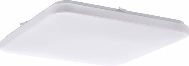 Loops White LED Wall and Ceiling Light with Warm White Glow