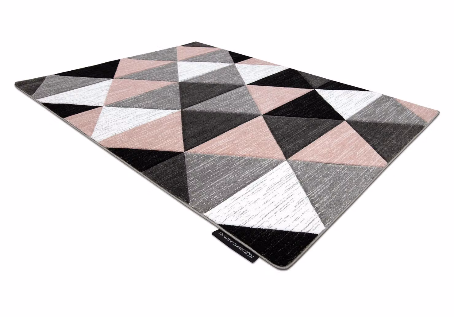 RugsX Alter Geometric Pink Rectangular Rug, W: 120 cm, L: 170 cm – 4
