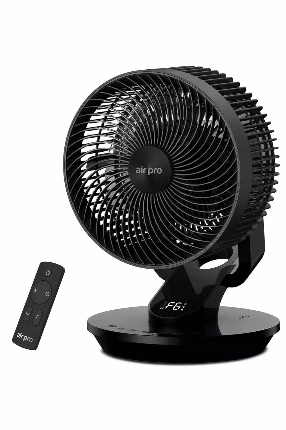 Air Pro 10 inch SmartVoice Desk Fan with Remote Control and 3D Oscillation in Black – 2