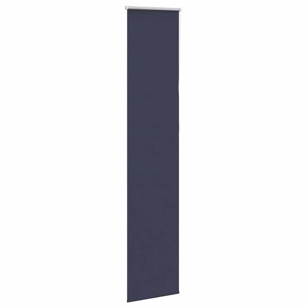 Berkfield Home Blue Blackout Roller Blind, Thermal Insulating Polyester Fabric, W: 50 cm, H: 210 cm