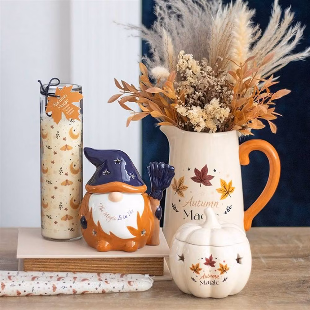 Uniqueful Autumn Magic Multicolour Ceramic Flower Jug for Tabletop – 2