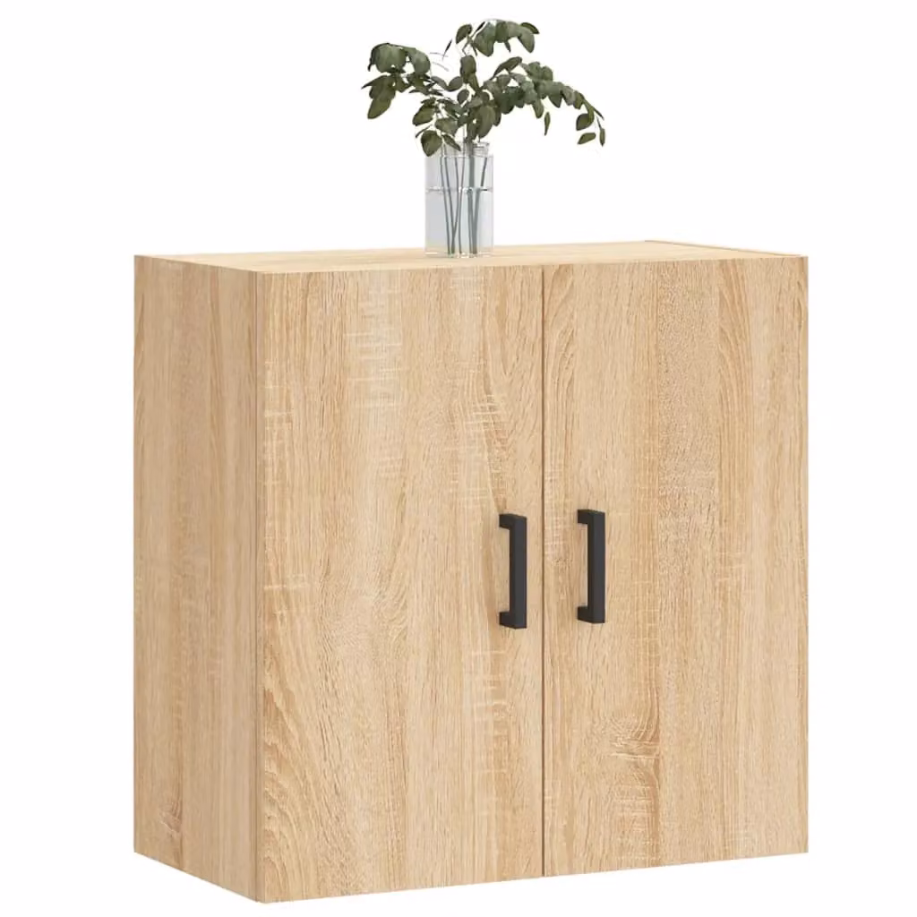 Berkfield Home Sonoma Oak Wall Cabinet in Brown, W/D/H: 60 x 31 x 60 cm – 2