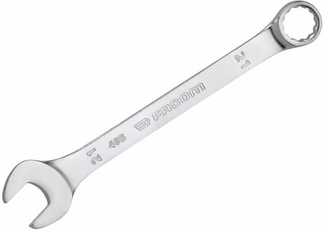 Facom Slim Metric Combination Spanner 21mm Steel Silver