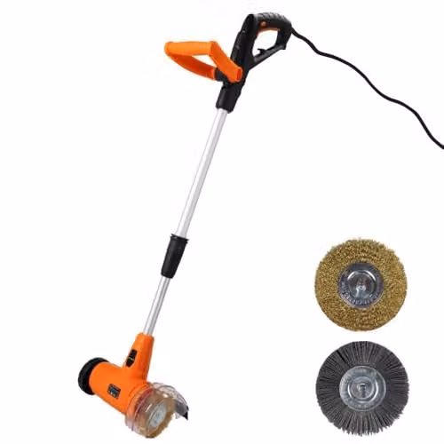 Ark Mat Electric Weed Remover Brush Tool for Patio and Block Paving, Orange, 400W – 1