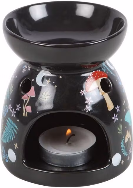 Something Different Dark Forest Oil Burner in Black – 1