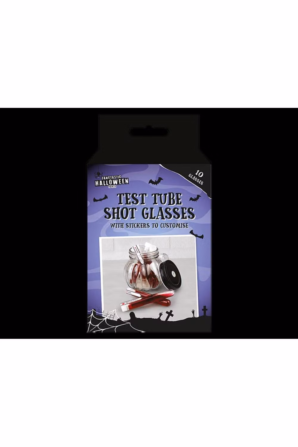 KDMD Halloween Test Tube Shot Glasses, 50 Pack, Transparent – 2