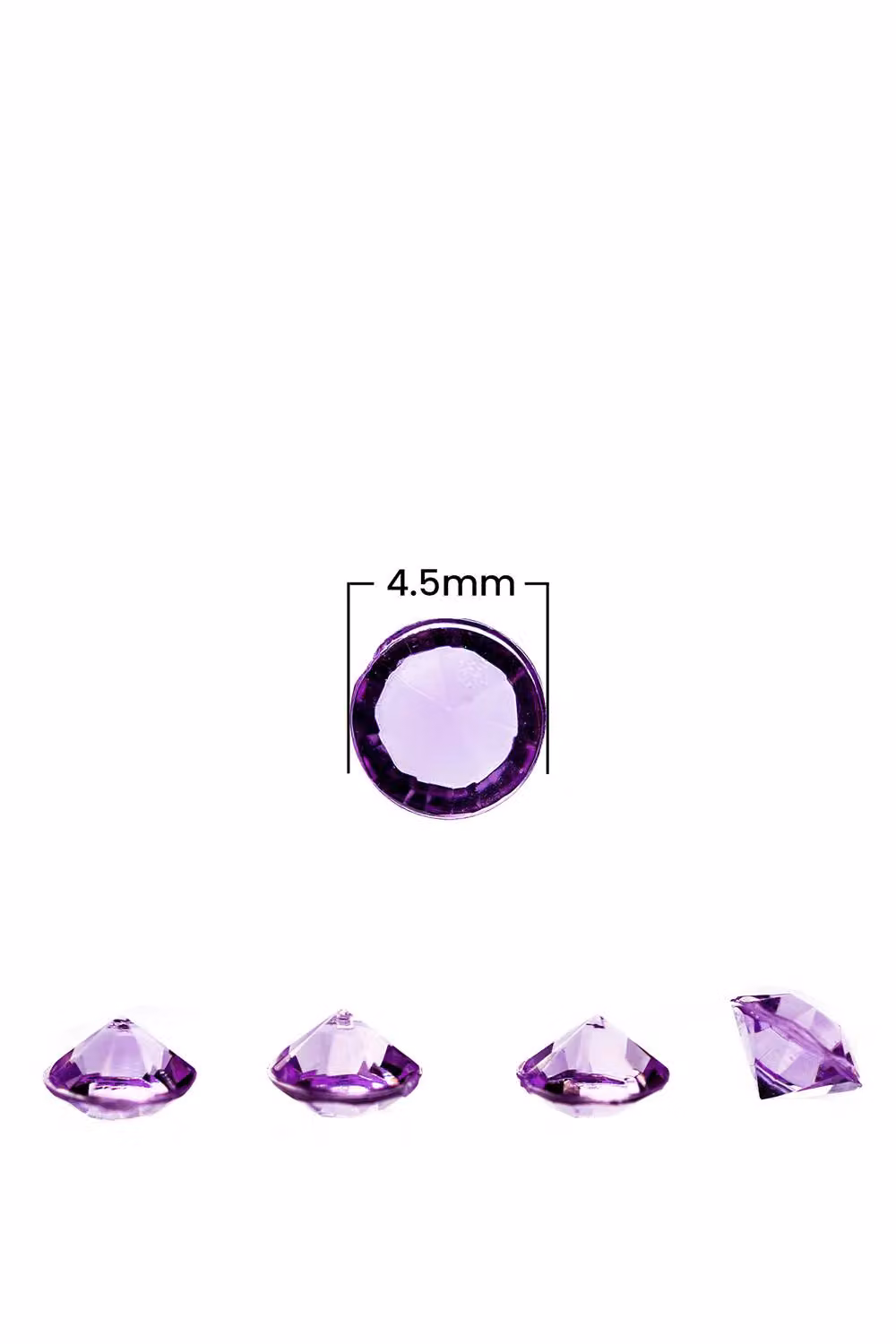 Neel Blue Acrylic Rhinestone Table Confetti Scatters, 2000 Pieces in Lilac/Purple – 2
