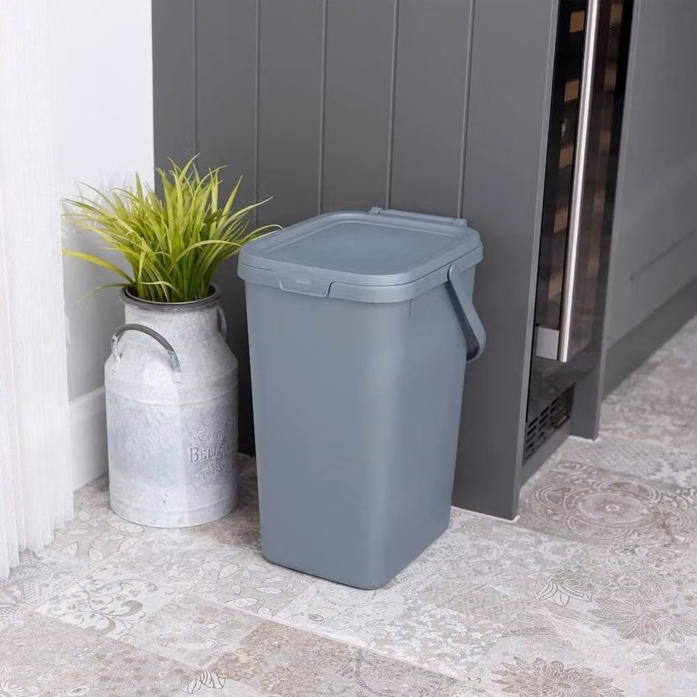 PAWNORA 18L Plastic Storage Organiser in Grey – 2