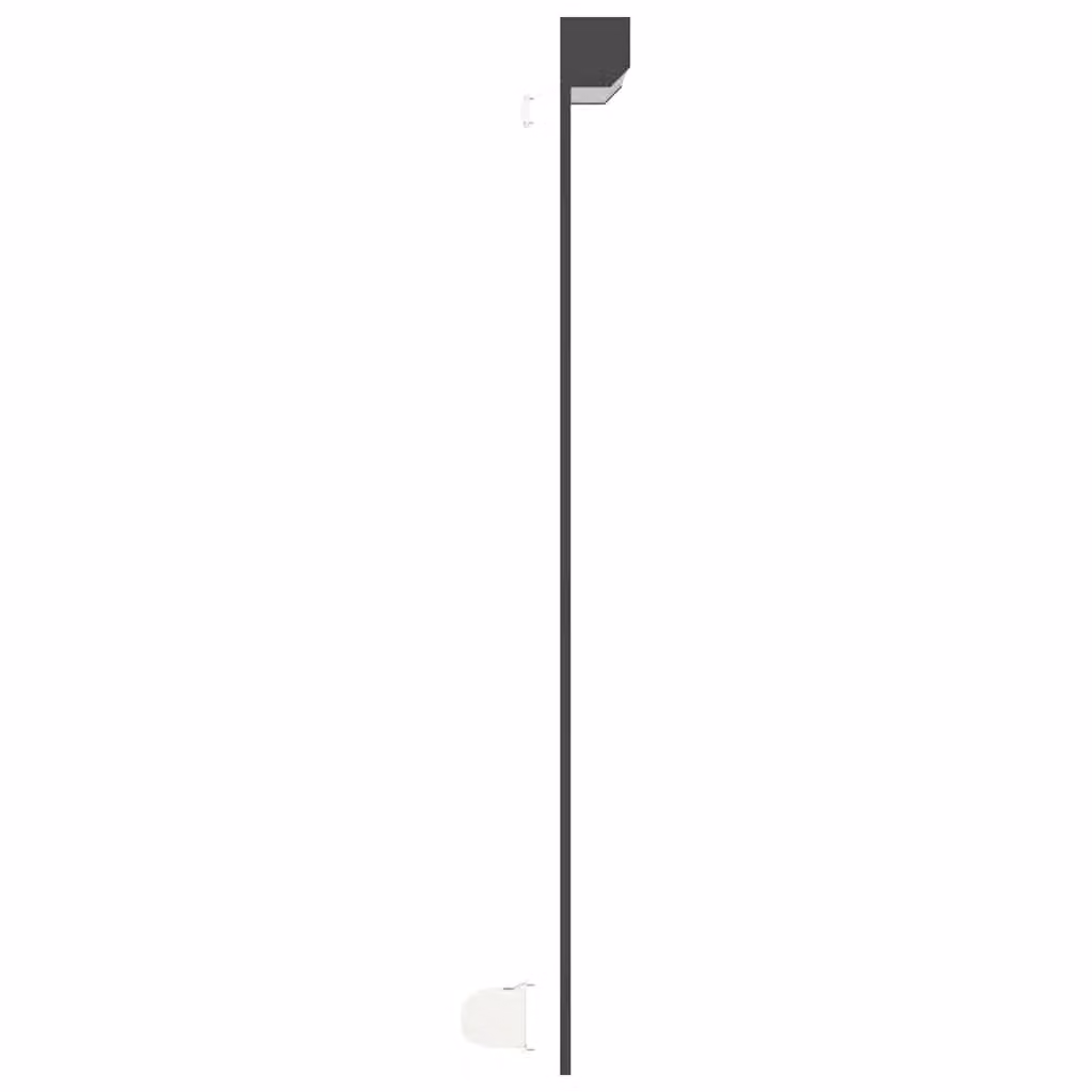Berkfield Home Manual Aluminium Roller Shutter, Anthracite, W: 100 cm, H: 210 cm – 3