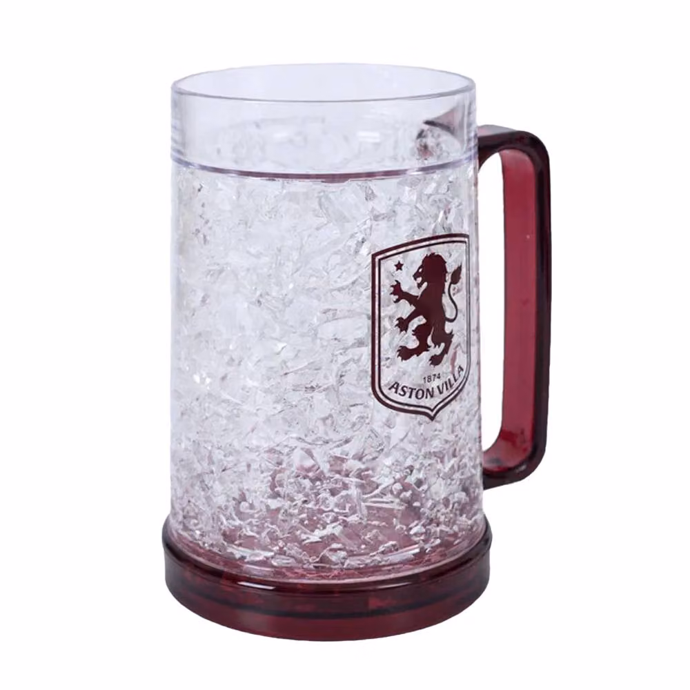 Aston Villa FC Red Double Walled Plastic Freezer Mug for Adults – 2