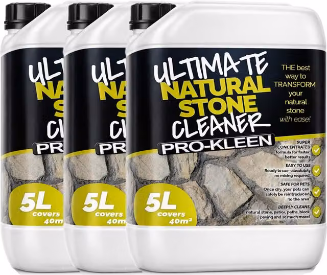 Pro-Kleen Ultimate Natural Stone Cleaner, Transparent, 15 l