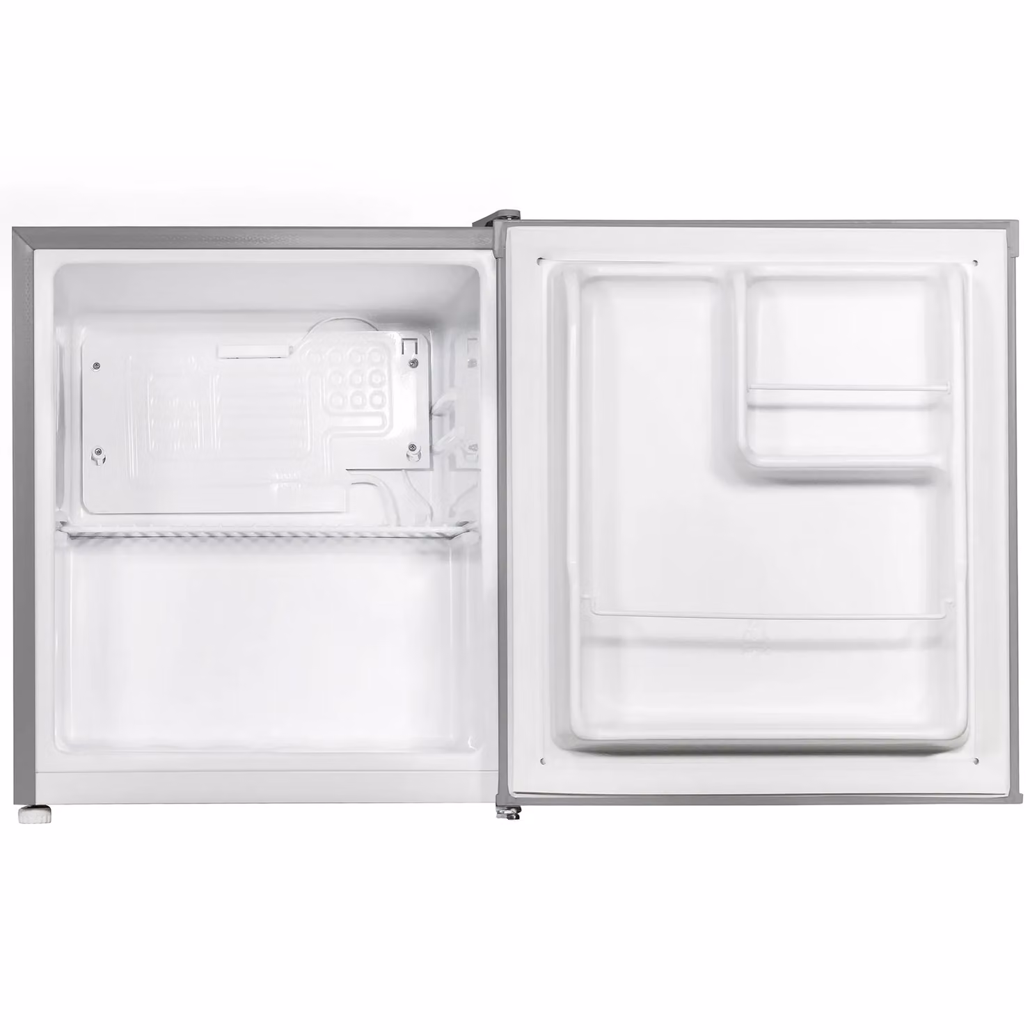 Russell Hobbs 40L Silver Larder Mini Fridge with Reversible Door and Bottle Rack – 4