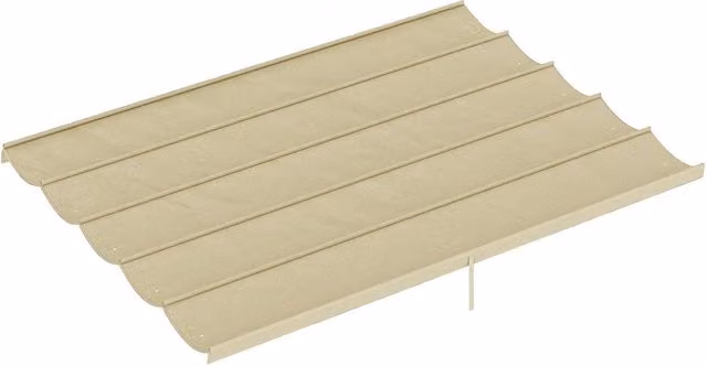 SPETLEK Beige Replacement Canopy Cover for 4x3m Pergola Frame, W/D/H: 100 x 100 cm – 1