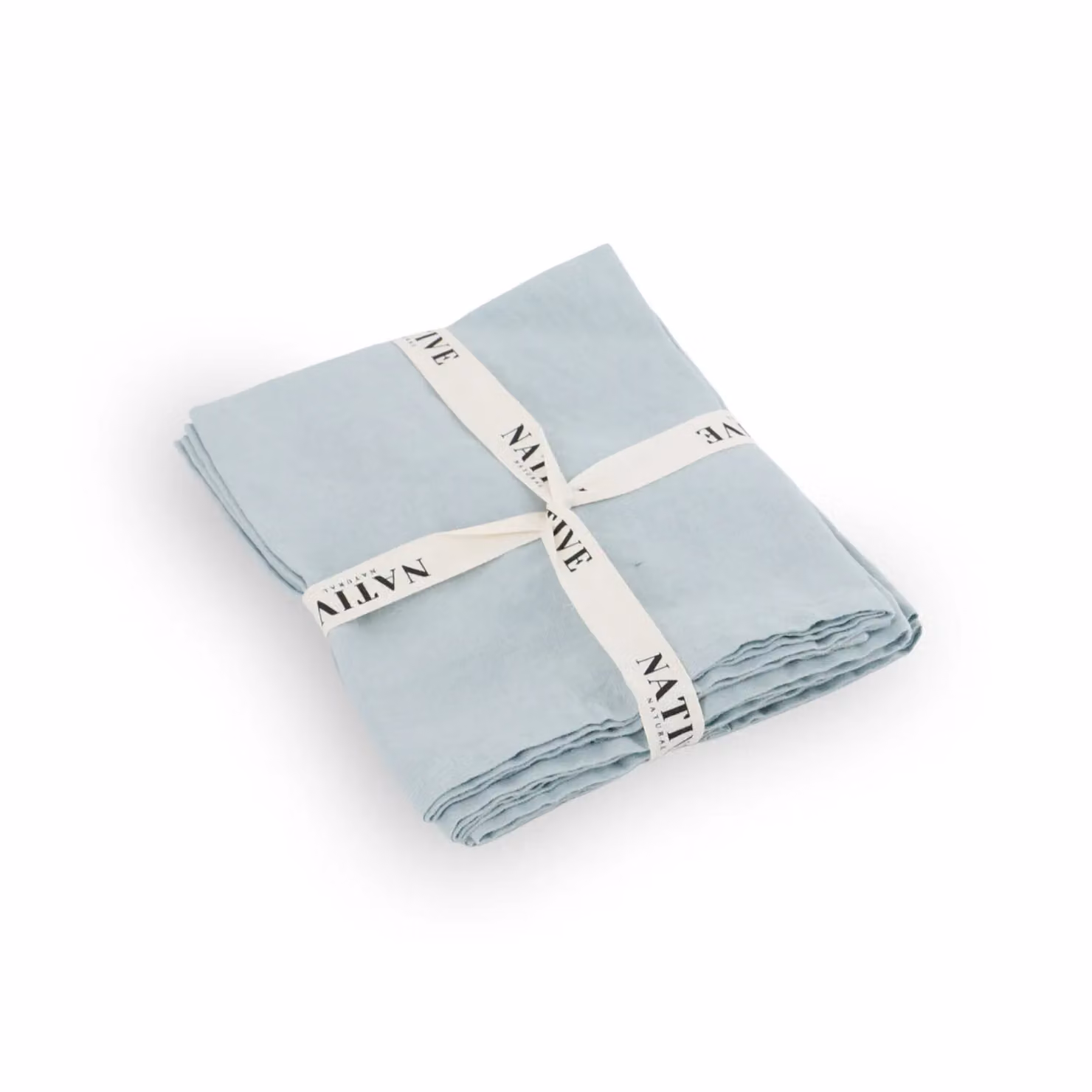 Native Natural Set of 4 Blue Linen Placemats – 2
