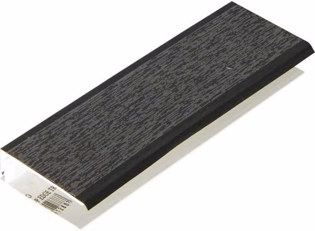 FloPlast Black Ash Woodgrain PVC Shiplap Cladding Two Part Top Edge Trim Board