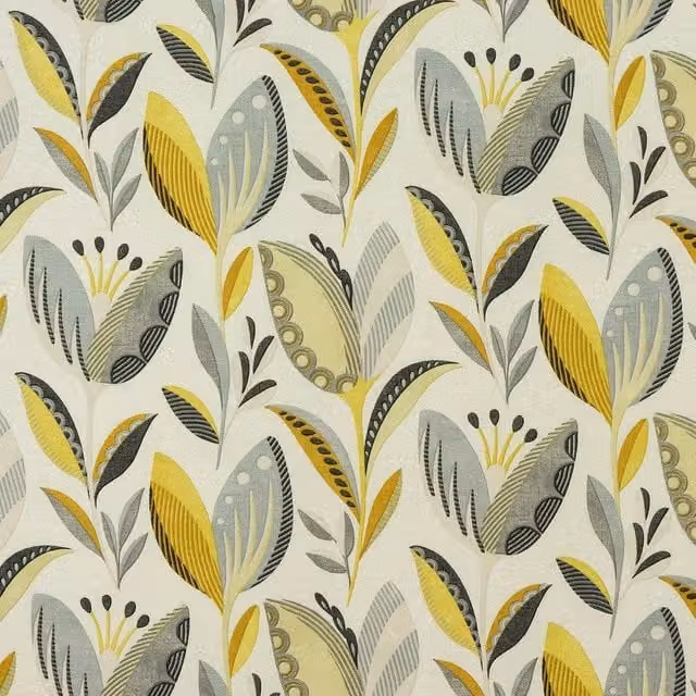 Terrys Yellow Leon Fabric