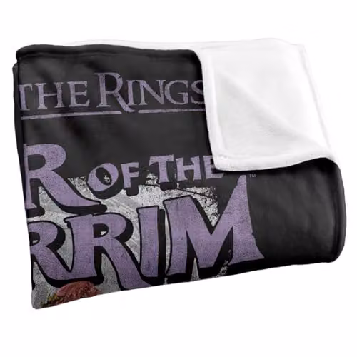 LOGOVISION Lord of the Rings War of the Rohirrim Hera Homage Super Soft Silky Touch Fleece Throw Blanket, Multicolour, W: 152 cm, D: 127 cm – 2