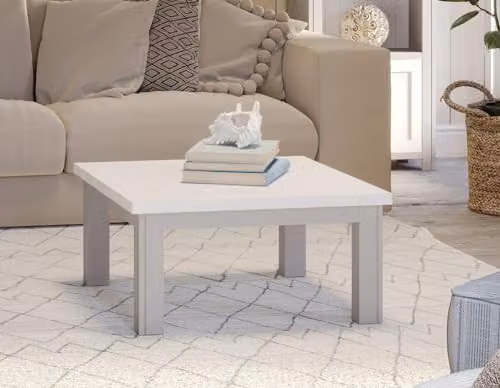 baumhaus Greystone Low Square Coffee Table in Grey and White – 2