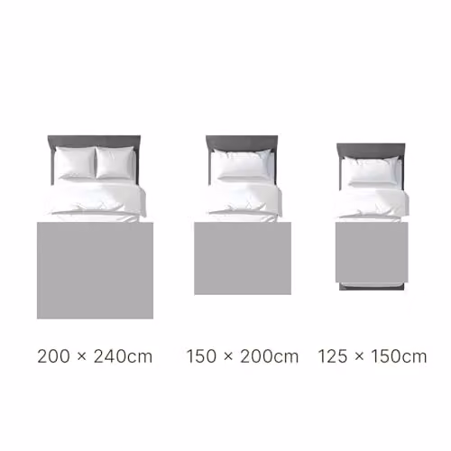 OHS Geometric Pinsonic Quilted Bed Throw in Grey, W/D/H: 200 x 240 cm – 4