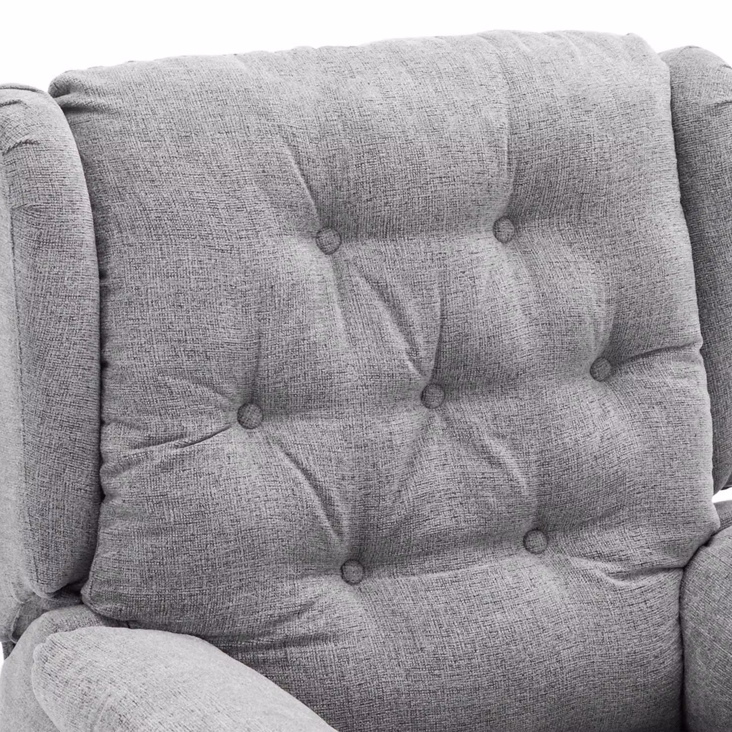 More4Homes Barnsley Grey Fabric Electric Single Motor Rise and Recliner Mobility Armchair – 3