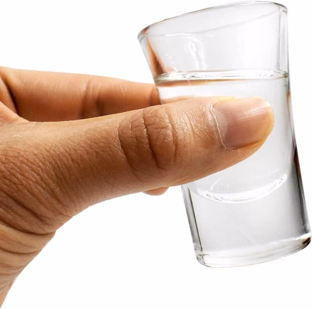 volila Heavy Base Shot Glasses, 25ml, 6 Pack, Transparent – 3