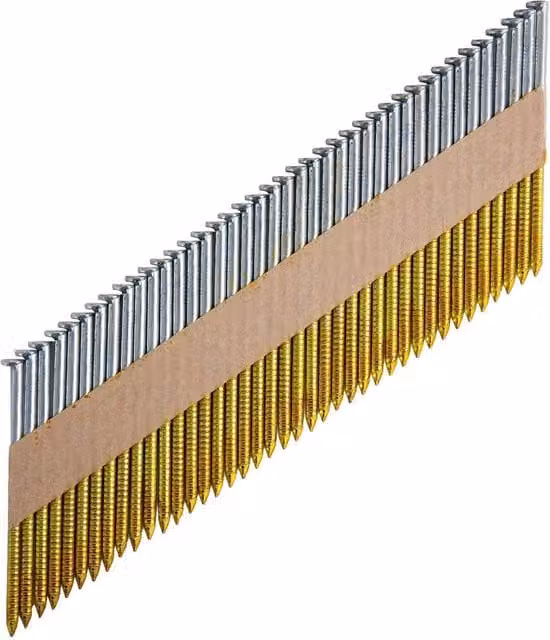 DeWalt Galvanised Round Ring Nails in Silver, 63mm x 2.8mm