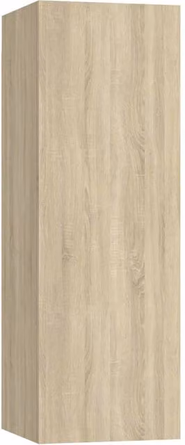 Berkfield Home Set of 2 Sonoma Oak TV Cabinets in Light Tan, W/D/H: 30.5 x 30 x 90 cm – 1