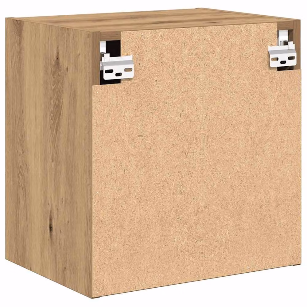 Berkfield Home Artisan Oak Garage Wall Cabinets, 2 Piece Set in Brown – 3