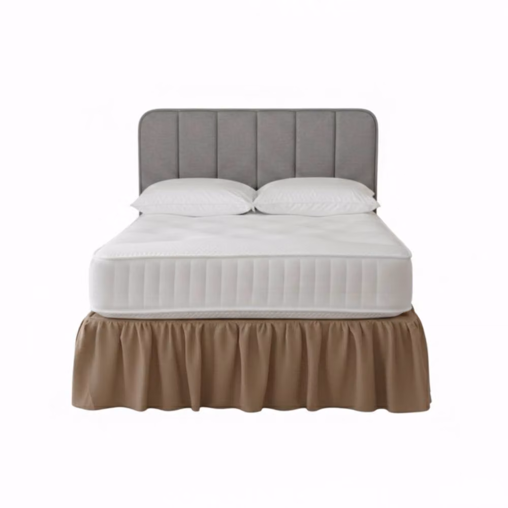 Snug City Double Polycotton Divan Bed Base Valance Cover in Beige – 2