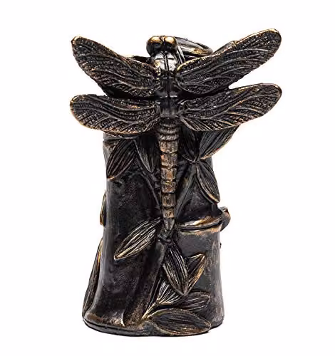Jardinopia Dragonfly Stake Topper in Bronze, W5.5 x D5.5 x H8 cm – 2