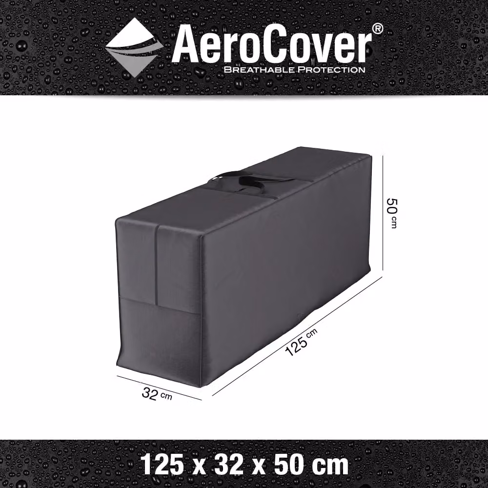 Ruma AeroCover Breathable Polyester Cushion Storage Bag in Dark Grey, W: 125 cm, D: 32 cm, H: 50 cm – 2