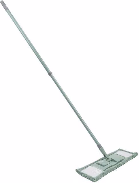 JVL Extendable Microfibre Mop with Telescopic Handle and Refillable Head, Green – 1