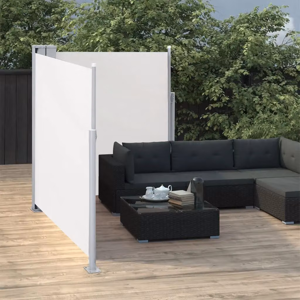 Berkfield Home Double Side Retractable Patio Awning in Beige, W/D/H: 600 x 170 x 170 cm – 3