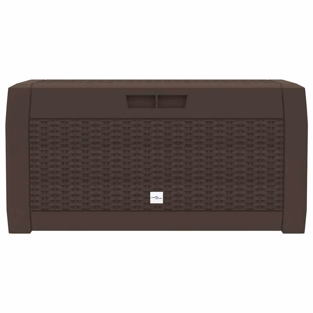 Berkfield Home Garden Storage Box in Brown, W/D/H: 119 x 48 x 60 cm – 4
