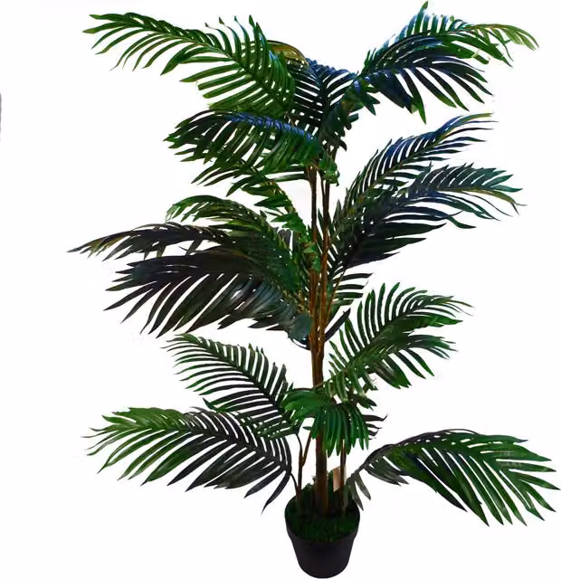 Extra Large Green Artificial Palm Tree with Plastic Leaves