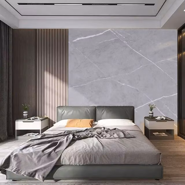 3M Marble Self-Adhesive Wallpaper in Grey