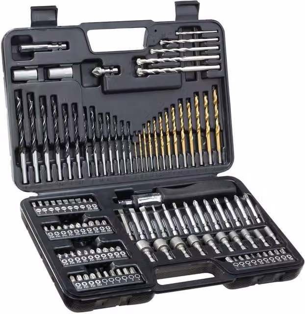 DeWalt DT0109-QZ Drill and Screwdriver Bit Set, 109 Piece, Black and Multicolour