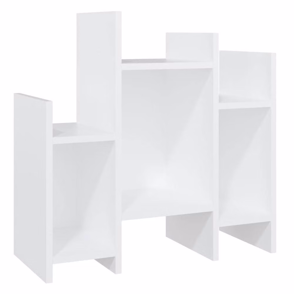 Berkfield Home White Side Cabinet with Internal Shelves and Open Shelf, W/D/H: 60 x 26 x 60 cm – 2