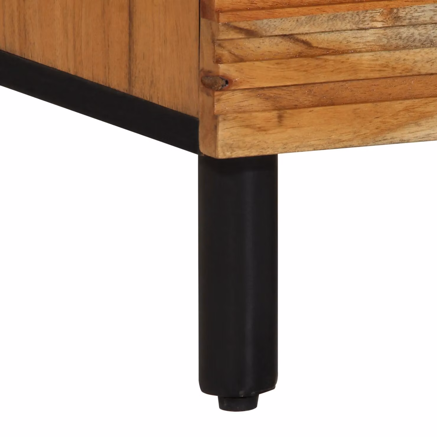 Berkfield Home Rustic Acacia Wood Sideboard in Brown, W/D/H: 80 x 33 x 75 cm – 4