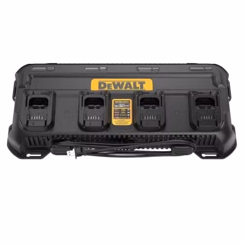 DeWalt DCB1404-GB 4-Port Battery Charger for 18V XR and 54V XR FLEXVOLT Batteries, Black – 1