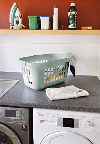 Wham Laundry Basket Green W/D/H: 39.0 x 30.5 x 60.0 cm – 4