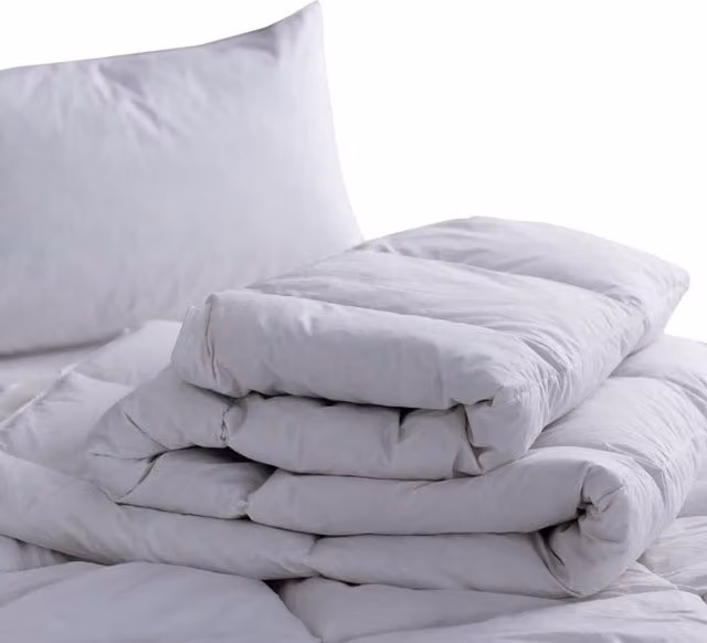 Belledorm White Duck Feather Box Duvet with Breathable Cotton Cover
